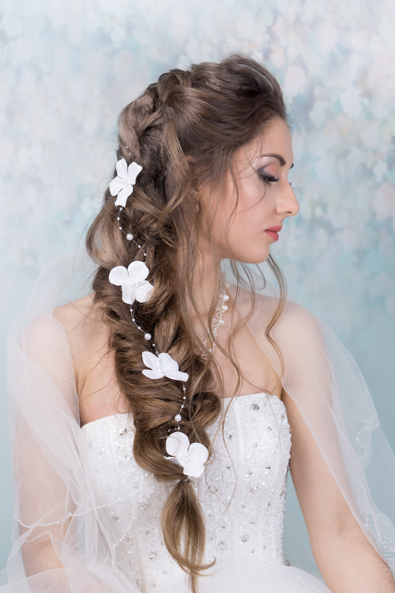 Wedding Hairstyle. DiaBeauty | Makeup and Hairstyle Barcelona, Castelldefels, Sitges