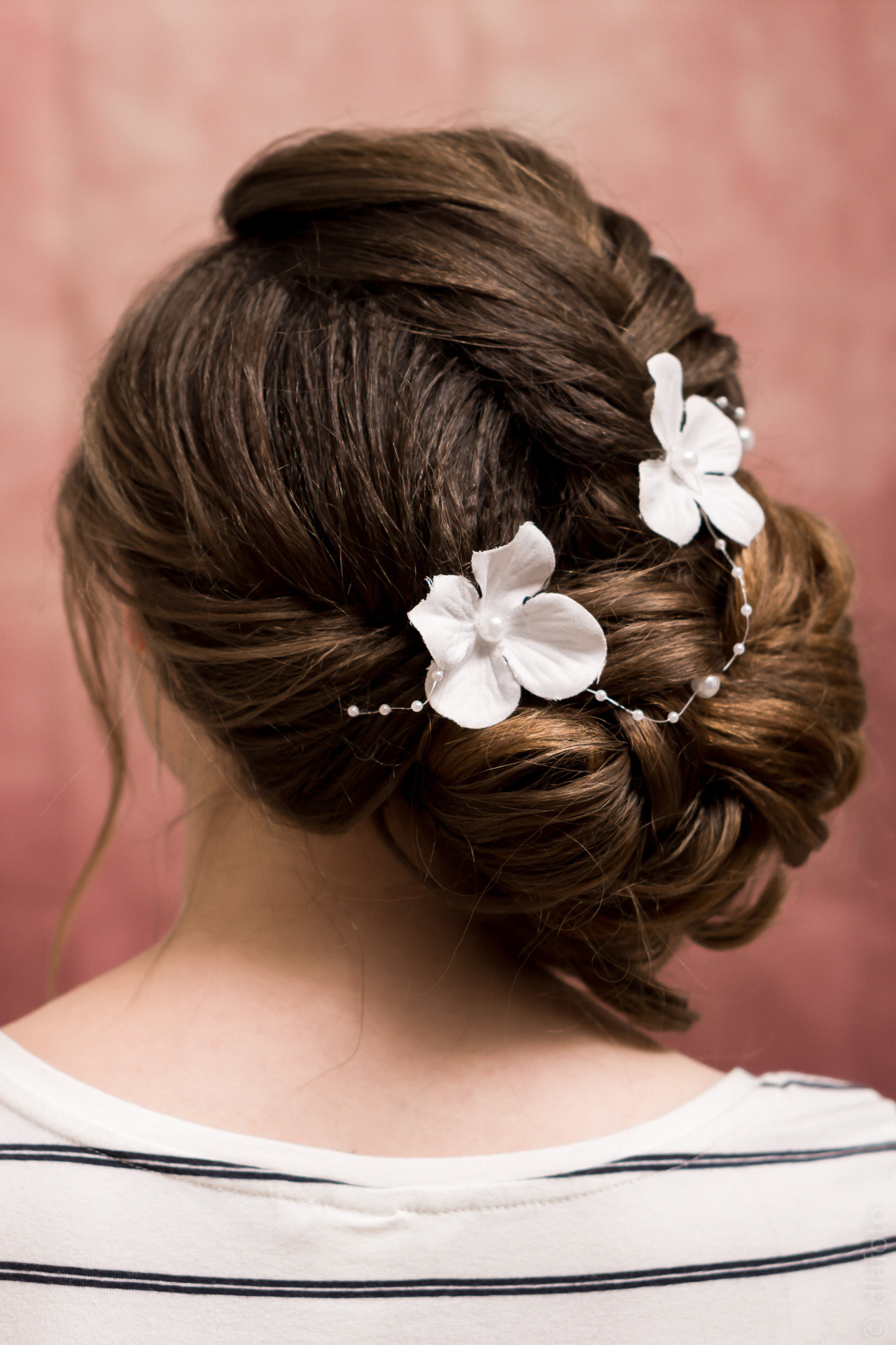 Wedding Hairstyle. DiaBeauty | Makeup and Hairstyle Barcelona, Castelldefels, Sitges